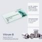 Preview: Türschild VITRUM B , Glasschild fuer Buero 200 100 mm